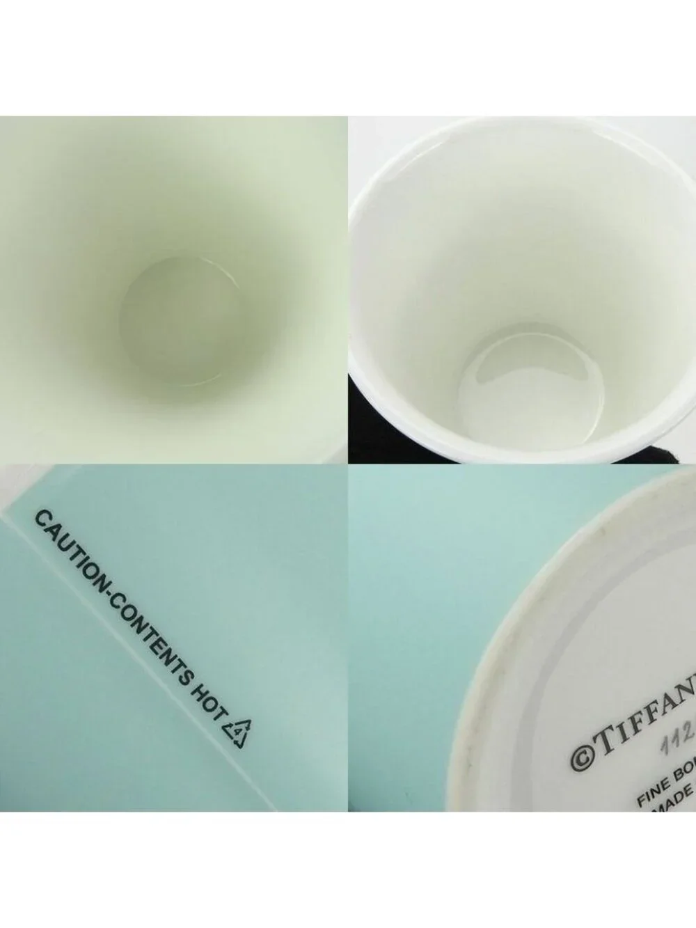 Tiffany & Co Coffee Cup Pair Bone China Everyday Object Blue Cups